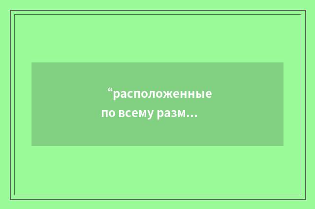 “расположенные по всему размаху крыла элероны”俄汉翻译