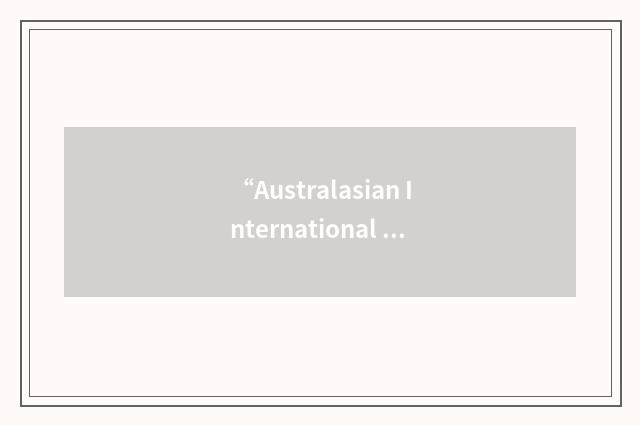 “Australasian International Model Horse Club”缩略