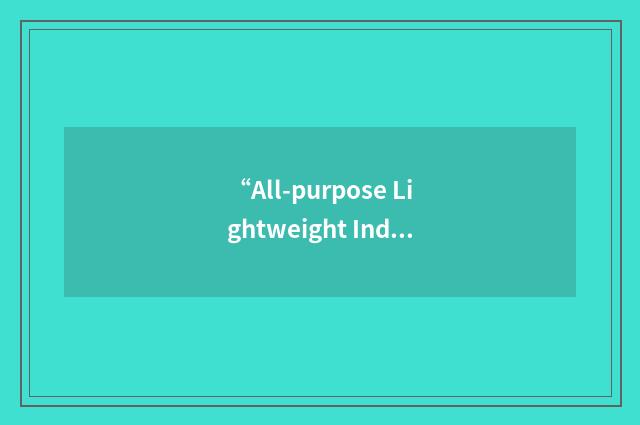 “All-purpose Lightweight Individual Carrying Equipment”缩略