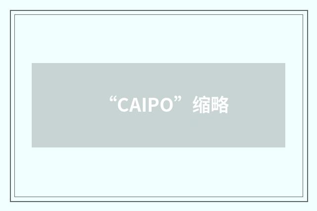 “CAIPO”缩略
