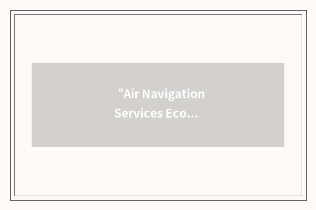 “Air Navigation Services Economics Panel”缩略