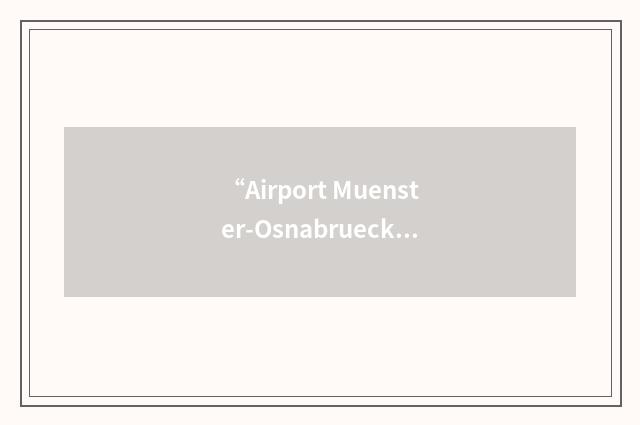 “Airport Muenster-Osnabrueck”缩略