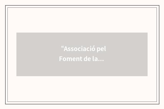 “Associació pel Foment de la Igualtat de Gènere”缩略