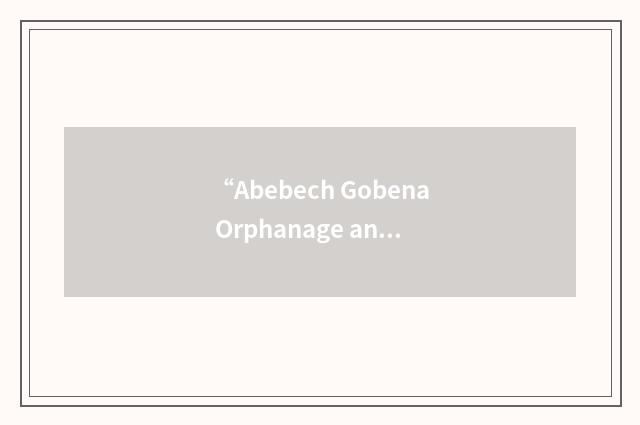 “Abebech Gobena Orphanage and School”缩略
