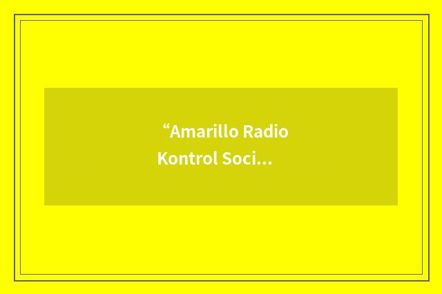 “Amarillo Radio Kontrol Society”缩略