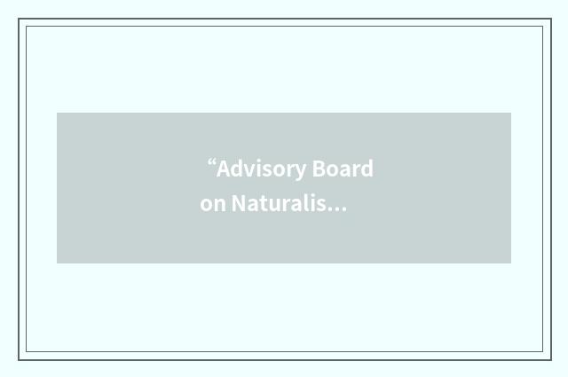 “Advisory Board on Naturalisation and Integration”缩略