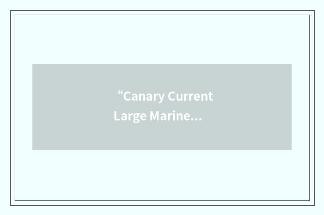 “Canary Current Large Marine Ecosystem”缩略