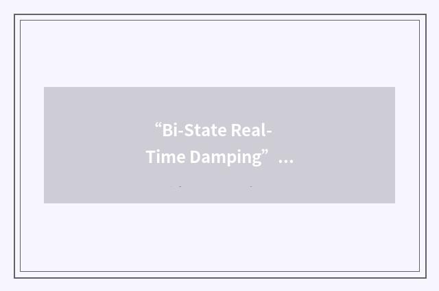 “Bi-State Real-Time Damping”缩略