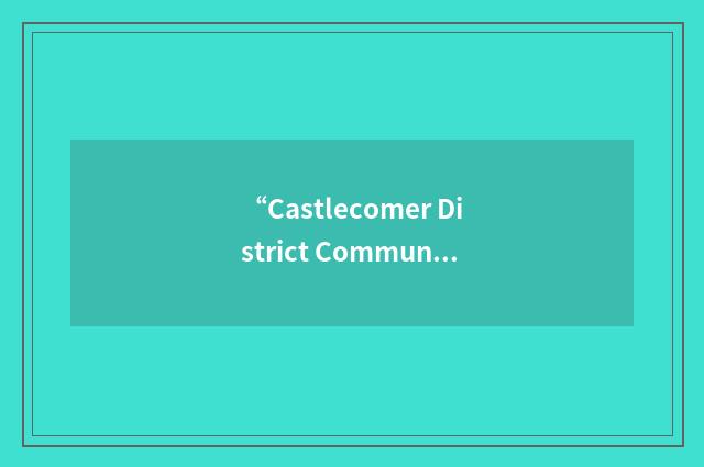 “Castlecomer District Community Development Network”缩略