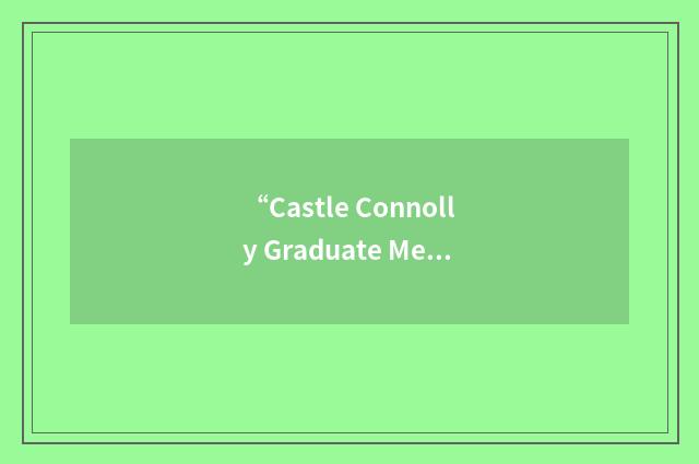 “Castle Connolly Graduate Medical Publishing”缩略