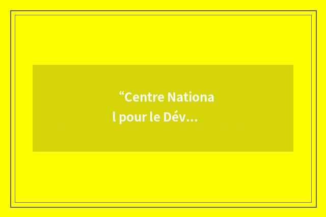 “Centre National pour le Développement de l'Information”缩略