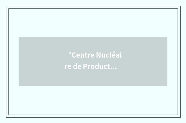 “Centre Nucléaire de Production d'Electricité”缩略
