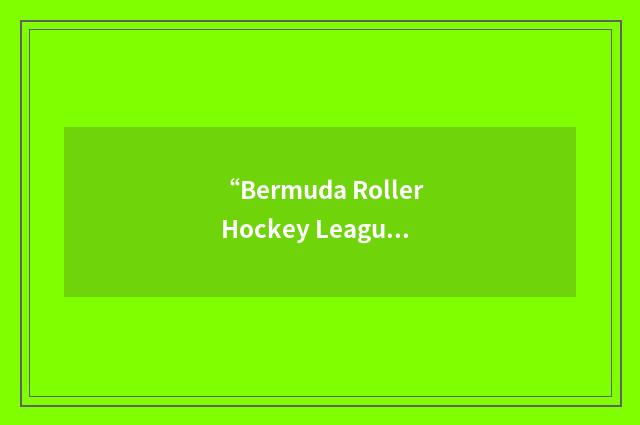 “Bermuda Roller Hockey League”缩略