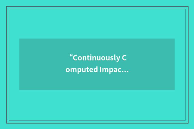 “Continuously Computed Impact Point”缩略