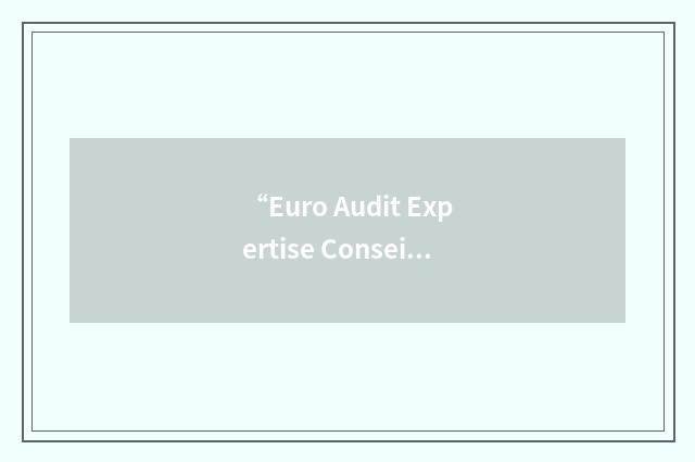 “Euro Audit Expertise Conseil”缩略
