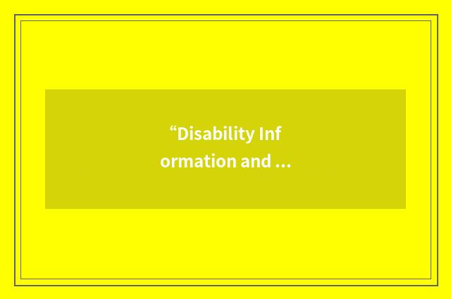 “Disability Information and Resource Centre South Australia”缩略