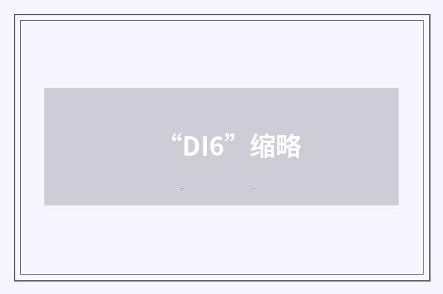 “DI6”缩略