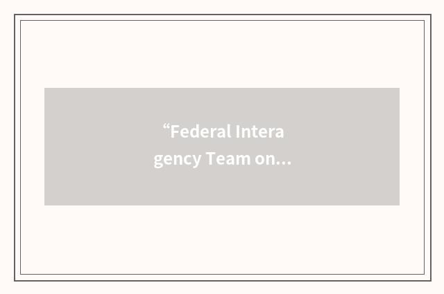 “Federal Interagency Team on Volunteerism”缩略