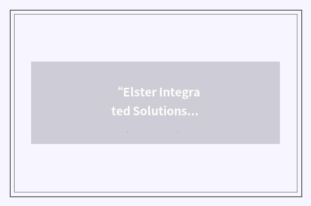 “Elster Integrated Solutions”缩略