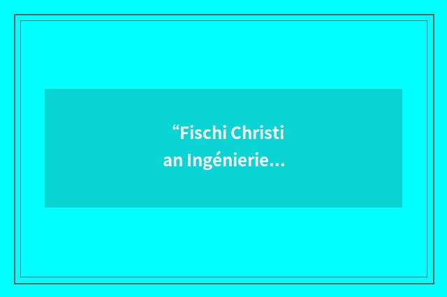 “Fischi Christian Ingénierie Déconstruction”缩略