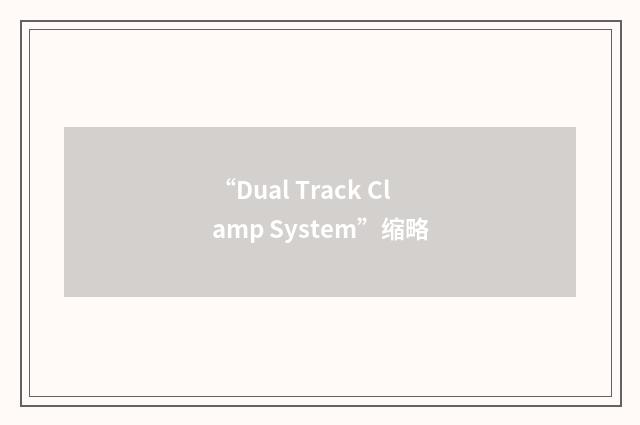 “Dual Track Clamp System”缩略