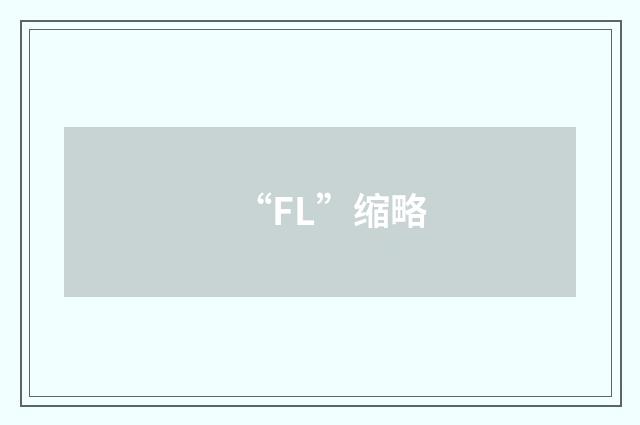 “FL”缩略
