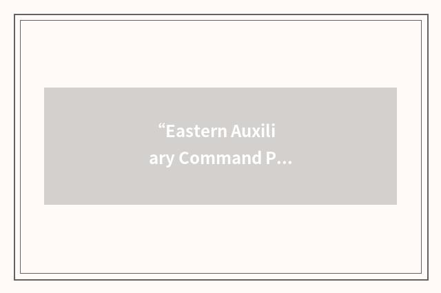 “Eastern Auxiliary Command Post”缩略