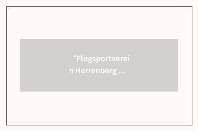 “Flugsportverein Herrenberg eV”缩略