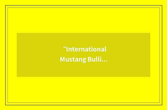“International Mustang Bullitt Owners Club”缩略