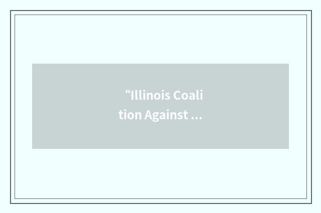 “Illinois Coalition Against Sexual Assault”缩略