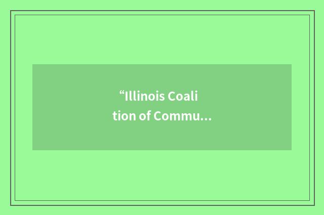 “Illinois Coalition of Community Blood Centers”缩略
