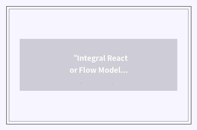 “Integral Reactor Flow Model”缩略