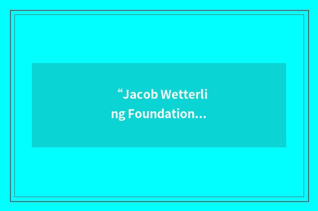 “Jacob Wetterling Foundation”缩略