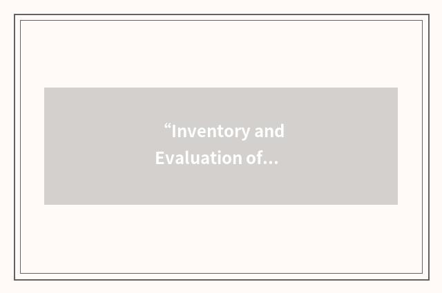 “Inventory and Evaluation of Clinical Research Networks”缩略