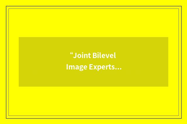 “Joint Bilevel Image Experts Group”缩略