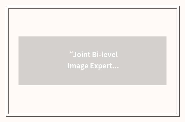 “Joint Bi-level Image Experts Group”缩略