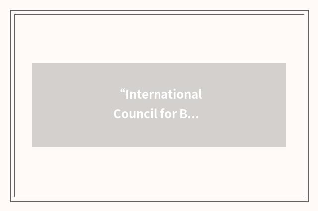 “International Council for Breaking the Language Barrier”缩略