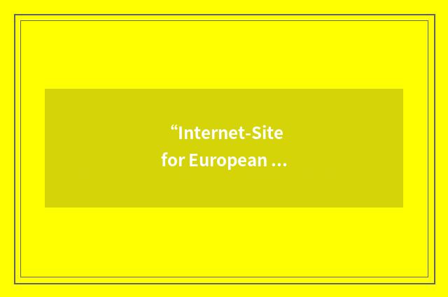 “Internet-Site for European Strong-Motion Data”缩略