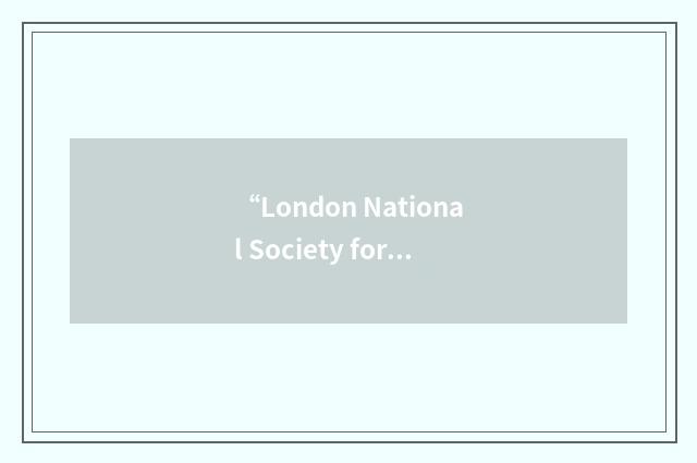 “London National Society for Women's Suffrage”缩略
