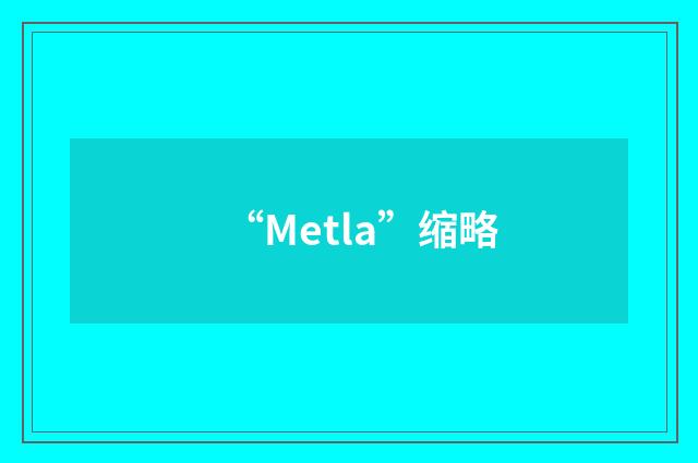 “Metla”缩略