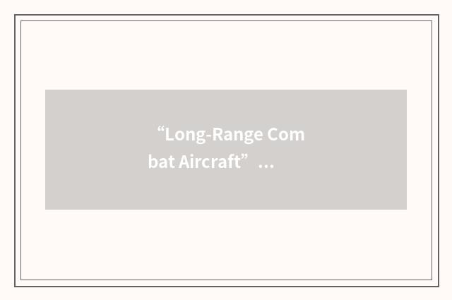 “Long-Range Combat Aircraft”缩略