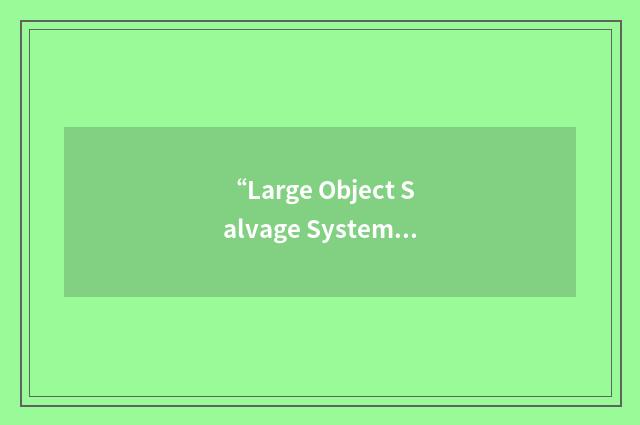 “Large Object Salvage System”缩略