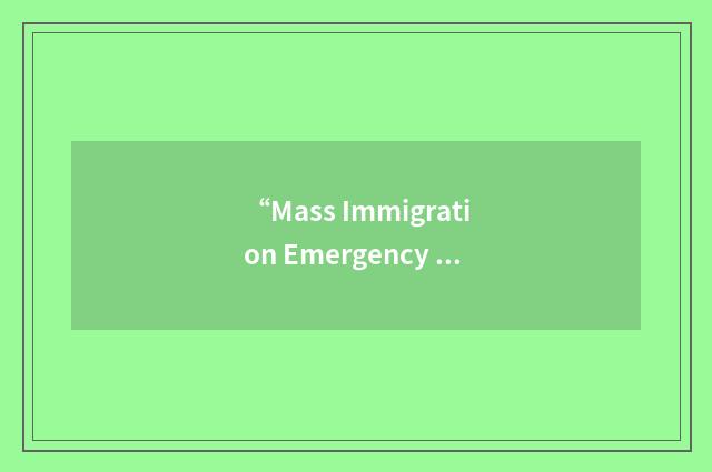 “Mass Immigration Emergency Plan”缩略