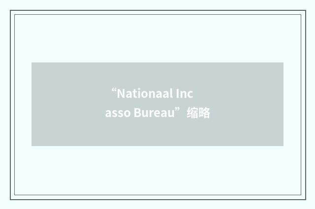 “Nationaal Incasso Bureau”缩略
