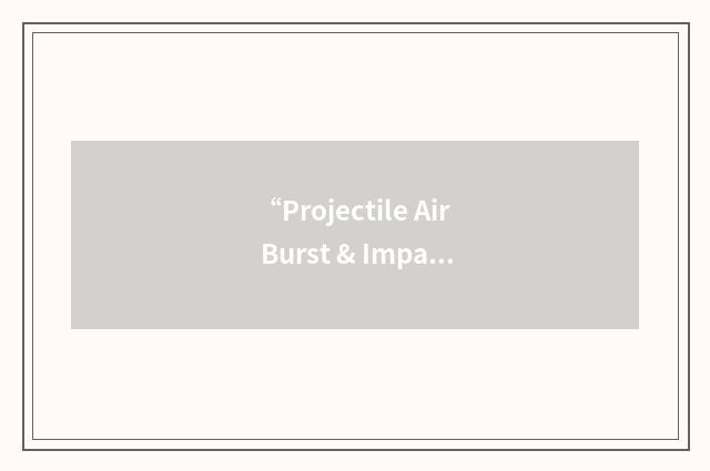 “Projectile Air Burst & Impact Location System”缩略
