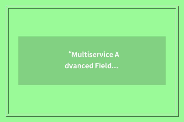 “Multiservice Advanced Field Artillery Tactical Data System”缩略
