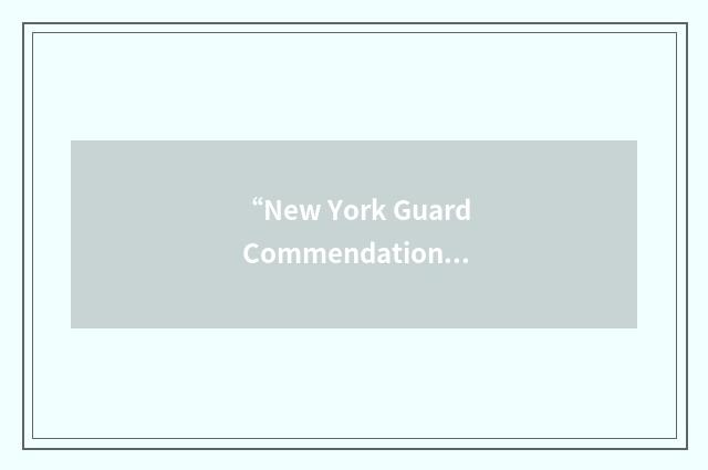 “New York Guard Commendation Medal”缩略
