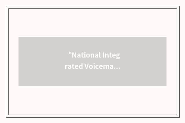 “National Integrated Voicemail”缩略