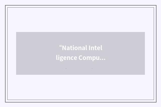 “National Intelligence Computer System”缩略