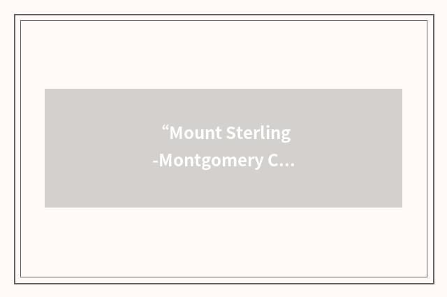 “Mount Sterling-Montgomery County Library”缩略